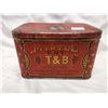 Image 3 : T&B renowned tobacco tin can, large