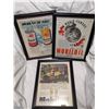 Image 1 : 3 Mobil oil framed advertisements - 12x15"