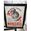 Image 2 : 3 Mobil oil framed advertisements - 12x15"