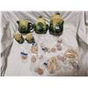 Image 1 : Corn shaped canisters & salt n pepper shakers & wooden minatures