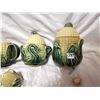 Image 2 : Corn shaped canisters & salt n pepper shakers & wooden minatures