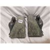 Image 1 : 2 Soapstone bookends, birds - 8.5 lbs