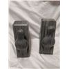 Image 2 : 2 Soapstone bookends, birds - 8.5 lbs