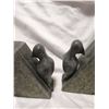 Image 3 : 2 Soapstone bookends, birds - 8.5 lbs