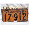 Image 5 : 1937-39, 1951 Saskatchewan license plates