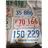 Image 4 : 7 assorted Saskatchewan license plates - 1970-76