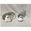 Image 1 : 2 Elephants paper weight figurines