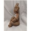 Image 2 : Tribal clay figure, 8" High