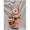 Image 1 : Mechanica pink drummer bunny, 14"
