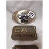 Image 2 : 3 Belt buckles - Case, CAT and New Holland