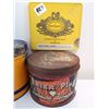 Image 3 : 4 Vintage Tobacco tins