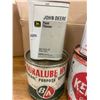 Image 2 : 4 oil & grease tins - B/A, John Deere, Kendall, Pacific 66