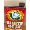Image 4 : White Rose outboard motor oil tin - "old graphics"