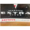 Image 2 : Tin sign "Okanagan" extra cider - 24"x14 1/2"