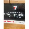 Image 3 : Tin sign "Okanagan" extra cider - 24"x14 1/2"