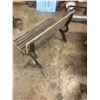 Image 4 : Wood and Cast iron garden bench - 38"W