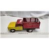 Vintage metal yellow n red toy truck