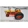 Image 2 : Orange "Case 800" metal tractor collector toy - like new