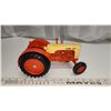 Image 1 : Orange "Case 600" metal tractor collector toy - like new