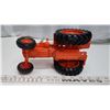 Image 4 : Orange "Case 600" metal tractor collector toy - like new