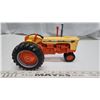 Image 6 : Orange "Case 600" metal tractor collector toy - like new