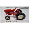 Image 1 : Red "International" metal tractor collectors toy - like new