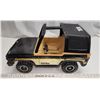Image 3 : "Tonka" large metal black jeep toy - 17"Long x 9"W x 10"H
