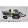 Image 3 : "Ford" gray metal tractor collectors toy, with plow - like new