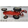 Image 6 : "Ford" red and gray metal tractor collectors toy, with plow - like new