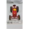 Image 4 : "Massey-Harris" red metal tractor toy - like new