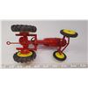 Image 5 : "Massey-Harris" red metal tractor toy - like new