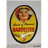 Image 1 : Heart of Havana, Harvester cigar oval tin sign - 9"x13"H