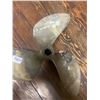 Image 3 : Solid Brass Propeller - 3 fin - 11" across