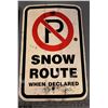 Image 3 : Stop Thief & Snow Route signs