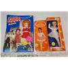 Image 1 : Annie doll/figure in Original box, with locket & 6 1/2" fashion doll, many moving parts