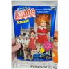 Image 2 : Annie doll/figure in Original box, with locket & 6 1/2" fashion doll, many moving parts