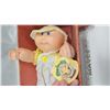 Image 3 : Cabbage Patch "preemie" doll & Wooden pink doll cradle/bassinet - 17 1/4" & 12"W