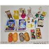 Image 1 : Lot of assorted toys - Small doll furniture, disney mc donalds figures, etc
