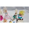 Image 4 : Lot of assorted toys - Small doll furniture, disney mc donalds figures, etc