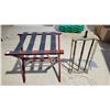 Image 1 : Standing Rack (24"x18"23") and Vintage Rack (12"x4"x28")