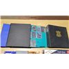 Image 2 : 4 Used Binders, Box of Plastic Utensils and 3 Coin Books