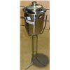 Image 1 : Stainless steel wine bucket with stand & pot