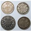 Image 2 : 4 Canada 10 cent coins - 1897, 1902, 1918, 1932.