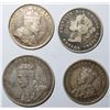 Image 3 : 4 Canada 10 cent coins - 1897, 1902, 1918, 1932.