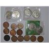 Image 3 : Lot of Assorted Canada pennies & quarters (year ranges: 1963 -1995)