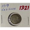 Image 1 : 1919 Silver Canada Dime