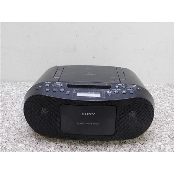 Sony CD Radio Cassette Corder Player Model CFDS50