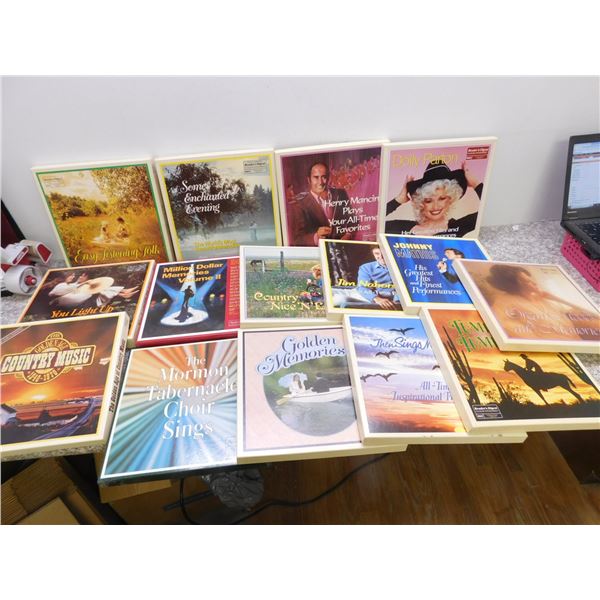 Lot of 15 Readers Digest Box Set Records LPs Excellent Condition Dolly Parton Mancini