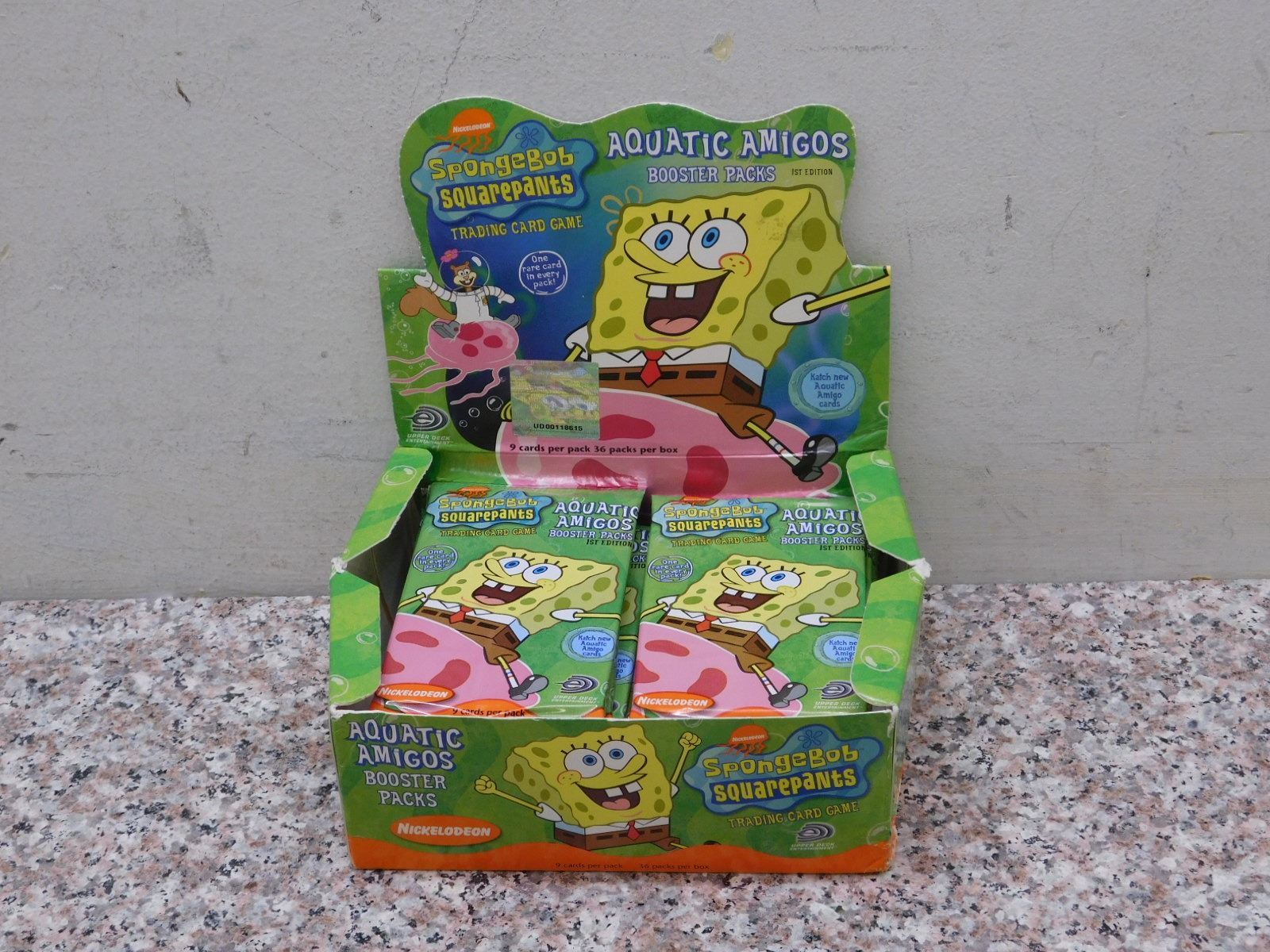 spongebob aquatic amigos booster box Brand NEW! Packs In SpongeBob Square TCG spongebob aquatic amigos booster box