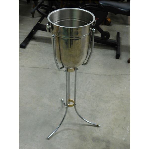 Stainless Steel Ice Bucket and Stand Champagne Vollrath
